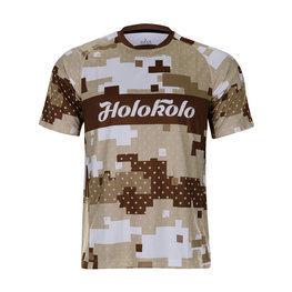HOLOKOLO Cycling short sleeve jersey - DUNE MTB - brown